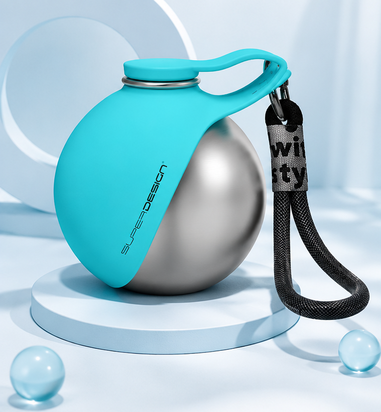 Gourde Premium pour Chien coloris Bleu